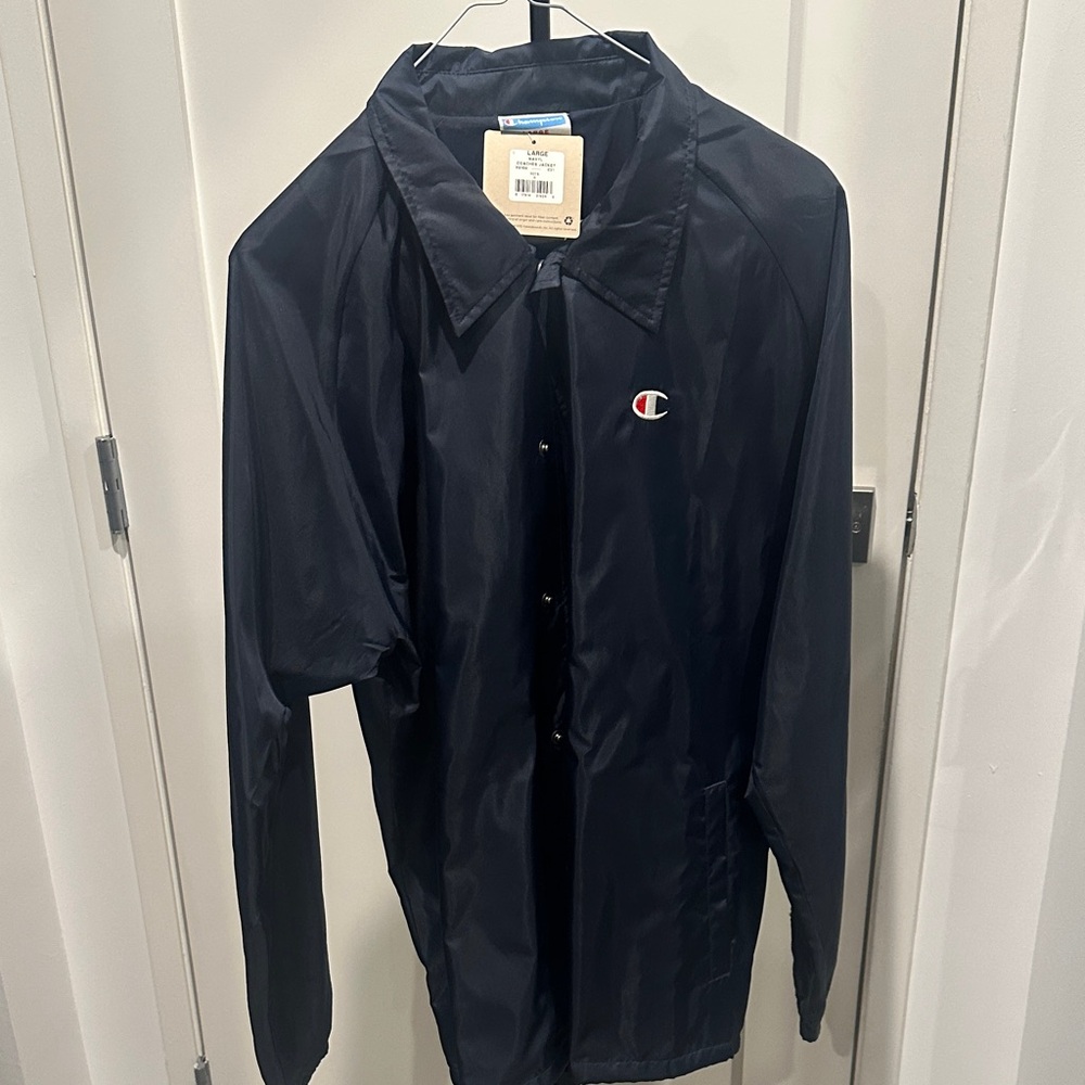 Champion Men's Dark Blue Windbreaker